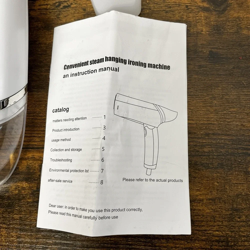 Portable‎ Garment Handheld Steamer Tylasom 1000W ZG-MT05 Fast Heat up Foldable